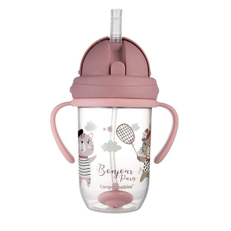 CANPOL BABIES training cup BONJOUR PARIS, 6m+, 270ml