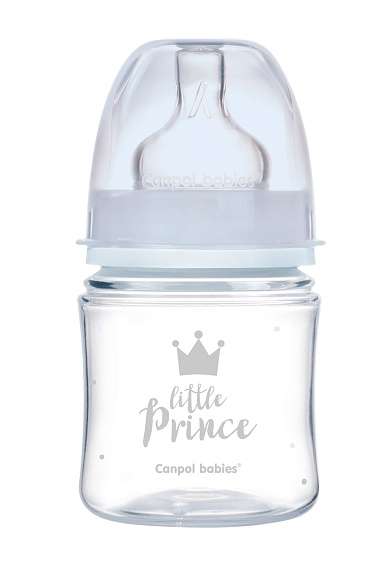 CANPOL BABIES anti-colic bottle with wide neck 120ml PP EasyStart ROYAL BABY