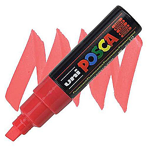 Water-based marker UNI Posca PC-8K red