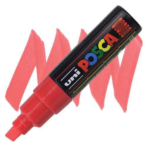 Water-based marker UNI Posca PC-8K red