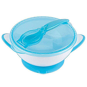 BABYONO Plate with Spoon and Suction Cup