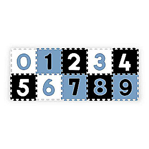 BABYONO Floor Puzzle 10 Elements NUMBERS, 30 cm x 30 cm, 10 pcs