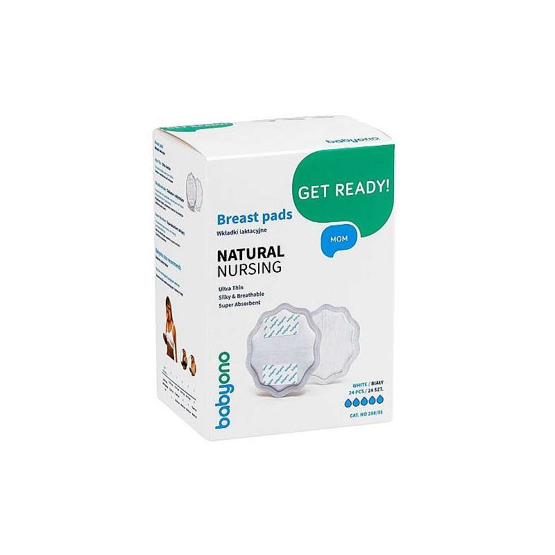 BABYONO NATURAL Breast pads 24 pcs.