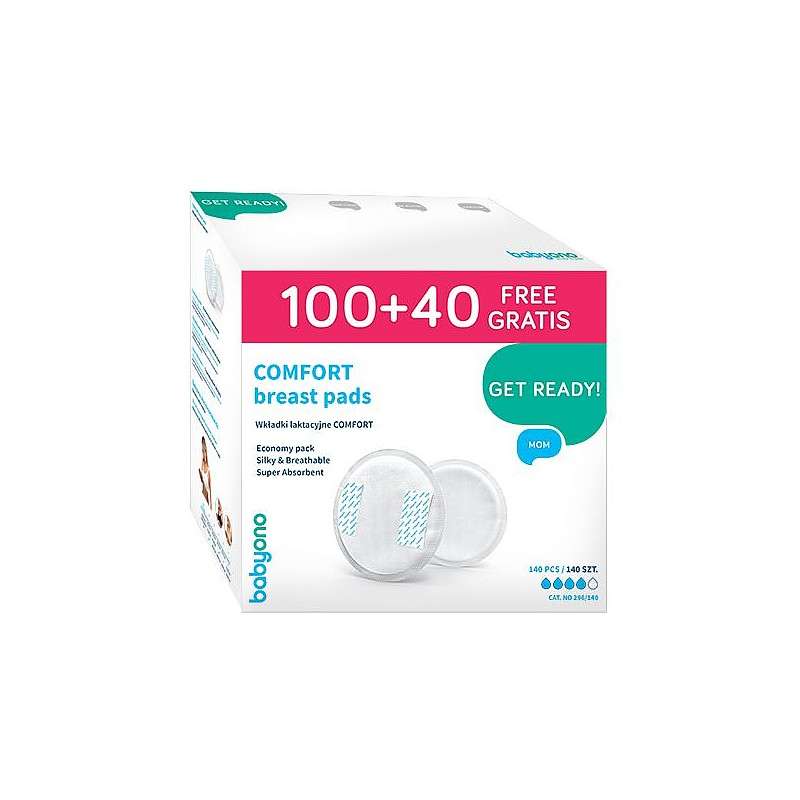 BABYONO Breast Pads 100+40 pcs.