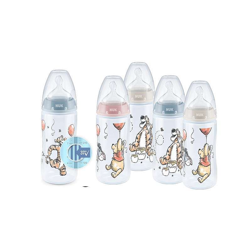NUK First Choice PP DISNEY bottle with temperature control indicator 300ml with silicone nipple 0-6m