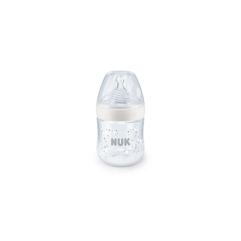 NUK Nature Sense polypropylene bottle with temperature indicator 150ml with silicone nipple size S