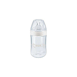 NUK Nature Sense polypropylene bottle with temperature indicator 260ml with silicone nipple size M