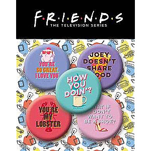 Pin Set. Friends 5 pcs.
