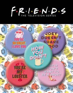 Pin Set. Friends 5 pcs.