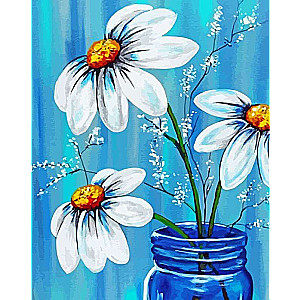 Numbered Paintings 30x40 cm Daisies