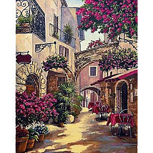 Paint by Numbers 30x40 cm Streets of Italy