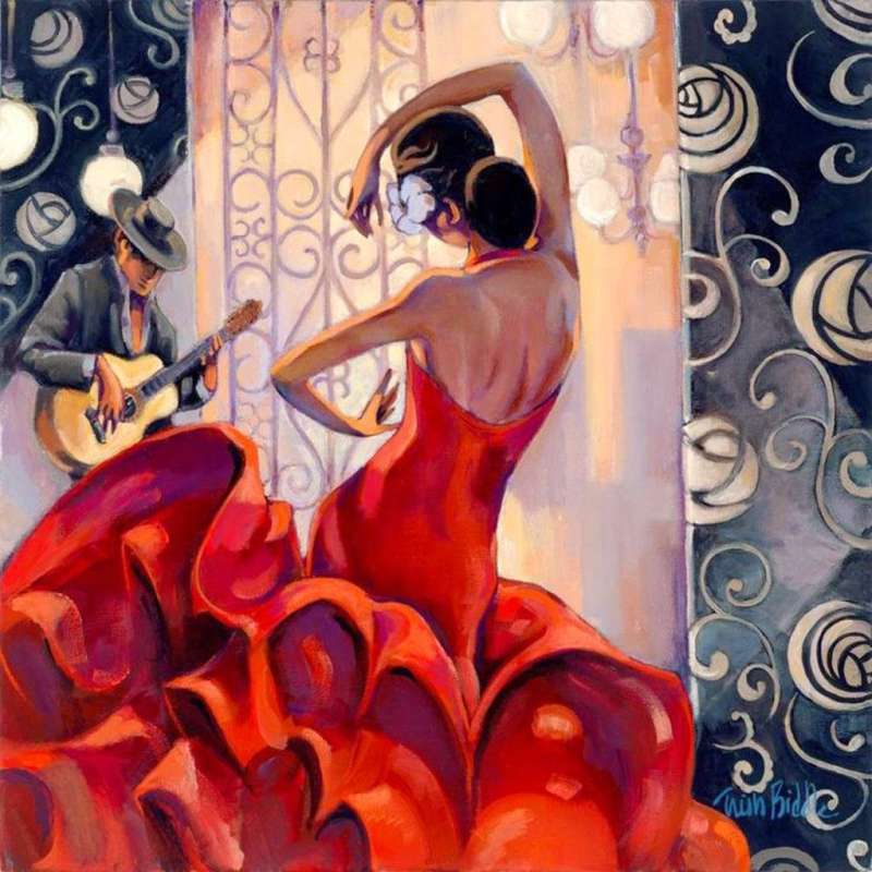Paint by Numbers - Flamenco Dancer