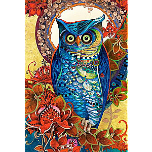 Paint by Numbers 30x40 cm Owl in Flowers