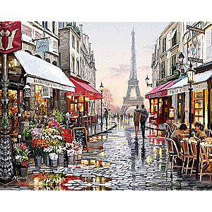 Diamond Mosaic 30x40 cm Autumn in Paris, 26 colors, variable 4
