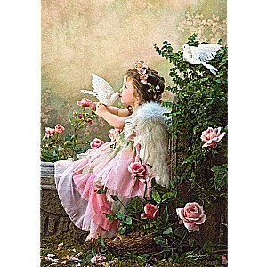 Diamond Mosaic 30x40 cm Kiss of an Angel, 26 colors, level 4