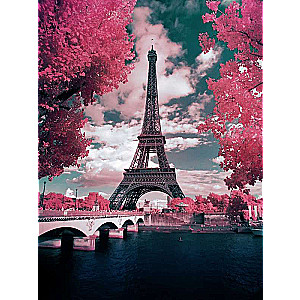 Diamond Painting 30x40 cm Eiffel Tower, 26 colors, level 4