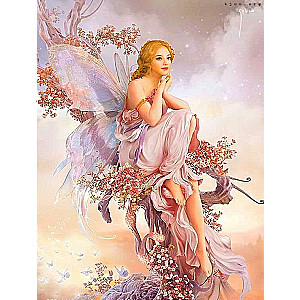 Diamond Mosaic 30x40 cm Guardian Angel, 26 colors, group 4