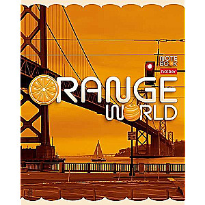Notebook 96 sheets A5 grid - Orange World