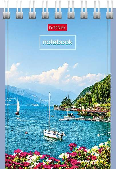 Notebook 40 sheets A7 size grid - Magnificent Landscapes