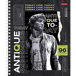 Notebook 96 sheets A5 format grid - Modern Antiquity