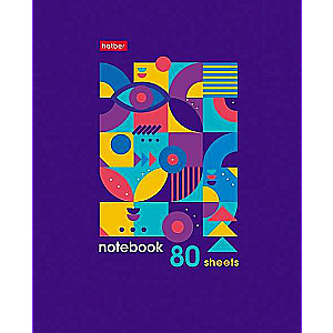Notebook 80 sheets A5 grid - Graphic Patterns