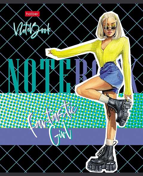 Notebook 60 sheets A5 with grid - Zoomer-girl