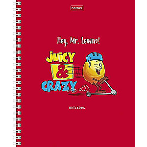 Notebook 48 sheets A5 grid - Mr.Lemon