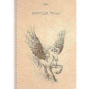Notebook 80 sheets A4 grid - Golden Pegasus