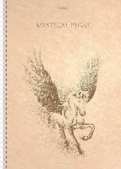 Notebook 80 sheets A4 grid - Golden Pegasus