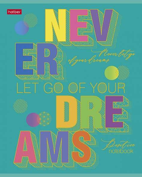 Notebook 80 pages A5 format - Live in the mood!