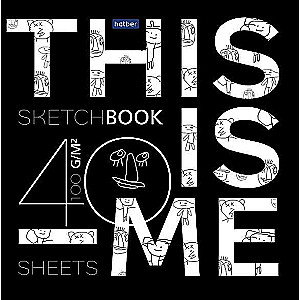 Premium SketchBook Notebook 40 sheets 220x220 mm