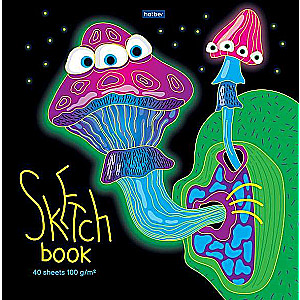Premium SketchBook Notebook 40 sheets 220x220 mm
