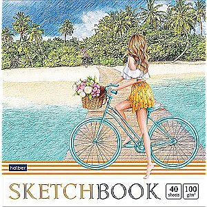 Premium Notebook SketchBook 40 Sheets 220x220mm