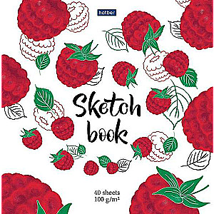 Premium SketchBook Notebook 40 sheets 220x220mm