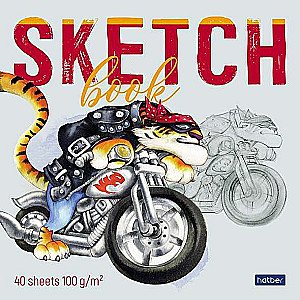 Premium SketchBook Notebook 40 sheets A5 size 165x165mm