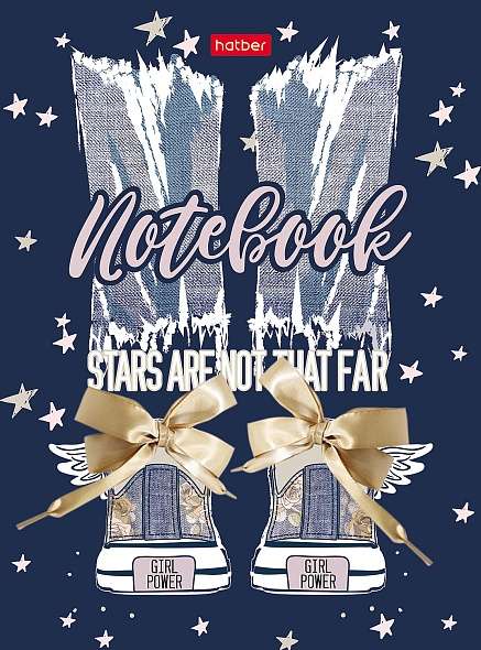 Business Notebook 160 sheets A6 format grid - Girl power