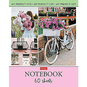 Notebook 60 sheets A5 size grid - My beautiful life