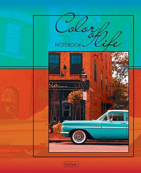 Notebook 96 sheets A5 grid - Life in color