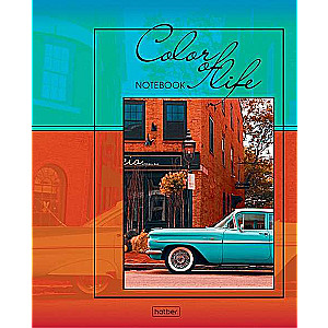 Notebook 96 sheets A5 grid - Life in color