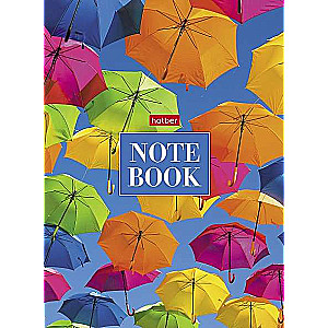 Business Notebook 160 sheets A6 format Grid - Bright Umbrellas