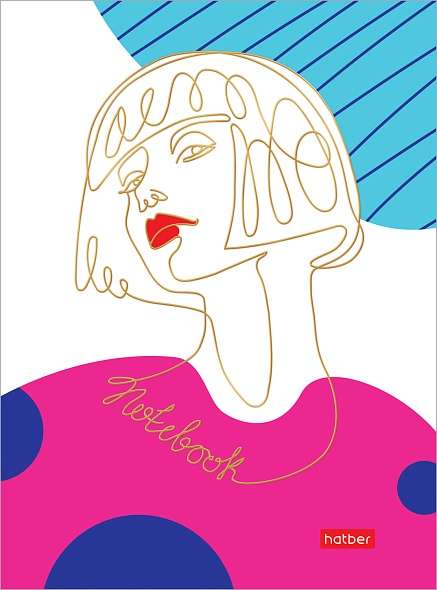 Business Notebook 80 sheets A6f 112x151mm grid - Face