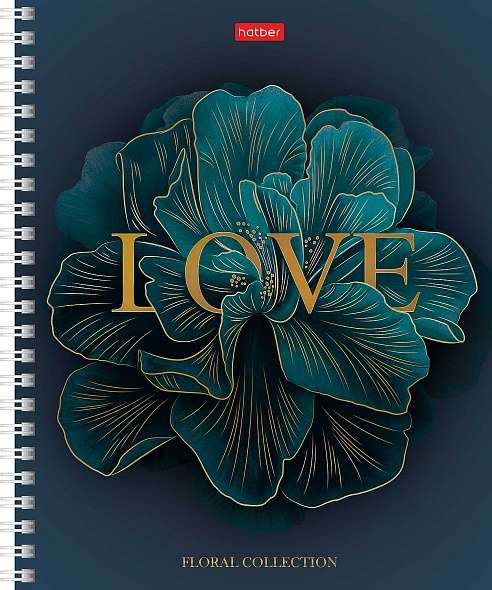 Notebook 96 sheets A5 format - Language of flowers