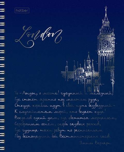 Notebook 96 sheets A5 grid - Shine of capitals