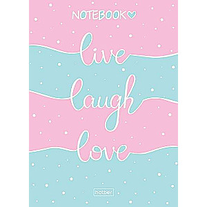 Business notebook 80 sheets A6f grid - Live Loving