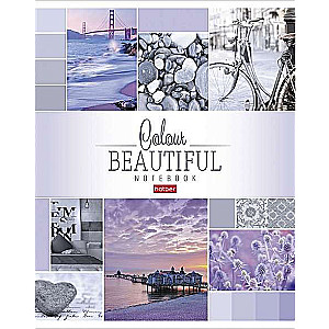 Notebook 96 sheets A5 grid - Beautiful colour