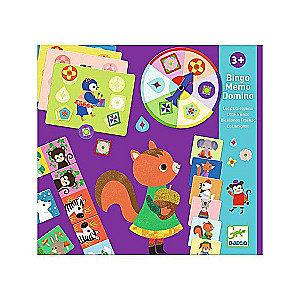 Board games - Memo, Lotto, Domino Little Friends