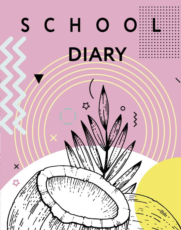 School Diary. Tropics A5, 48 sheets, 