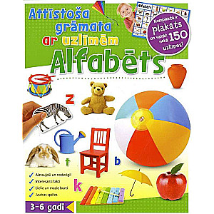 Developmental Book with Stickers. Alphabet