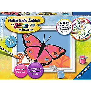 Painting by Numbers 12x8.5cm Butterfly