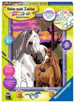 Paint by Numbers 18X24cm Horses